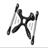 GPM For Traxxas Ford GT 4-Tec 2.0 (83056-4) Upgrade Parts Titanium Rear Tie Rods With Stabilizer - 7Pc Set Black view 1