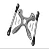 GPM For Traxxas Ford GT 4-Tec 2.0 (83056-4) Upgrade Parts Titanium Rear Tie Rods With Stabilizer - 7Pc Set Gray Silver view 1