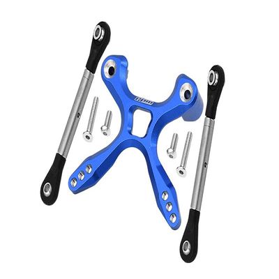 GPM For Traxxas Ford GT 4-Tec 2.0 (83056-4) Upgrade Parts Titanium Rear Tie Rods With Stabilizer - 7Pc Set Blue