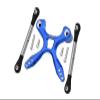 GPM For Traxxas Ford GT 4-Tec 2.0 (83056-4) Upgrade Parts Titanium Rear Tie Rods With Stabilizer - 7Pc Set Blue view 1