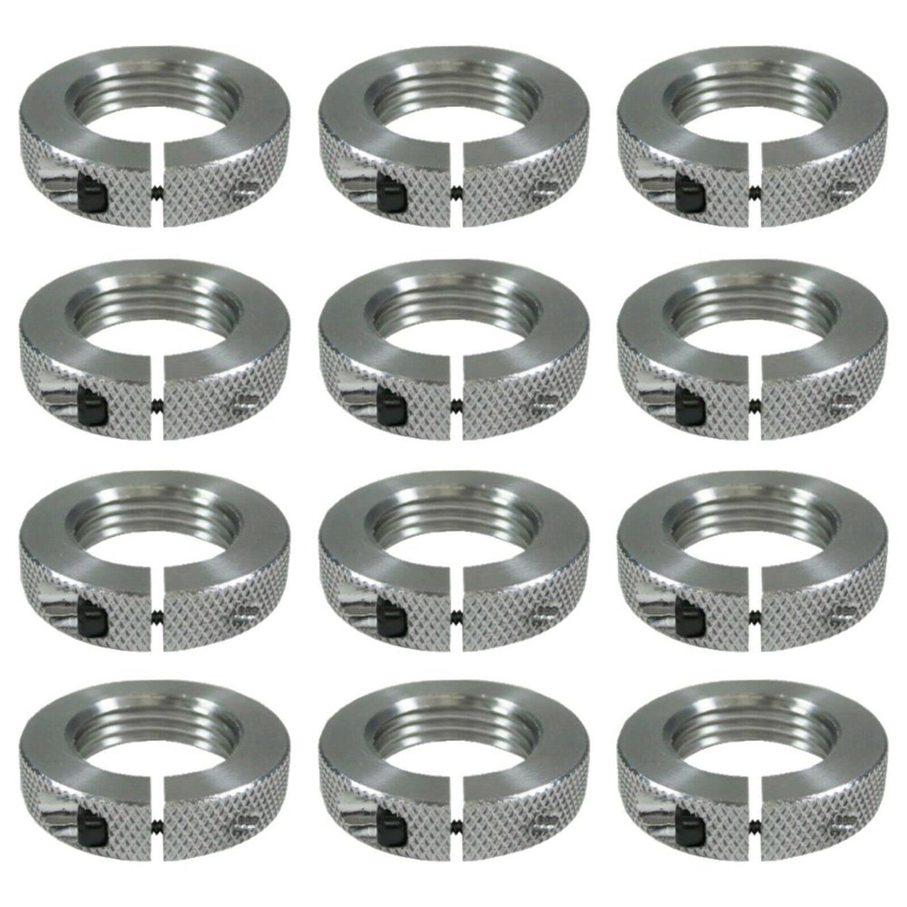 Forster Cross Bolt Die Locking Ring 7/8"-14 Thread, Full Size Lock Ring with Precise Mating for Reliable Alignment & No Canting, Package of 12
