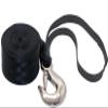 SENECA Marine PWC Jet Ski Winch Strap with Heavy Duty Hook 12' Length x 1" Width with 18" Soft Hook Loop 4500lb Break Strength view 1