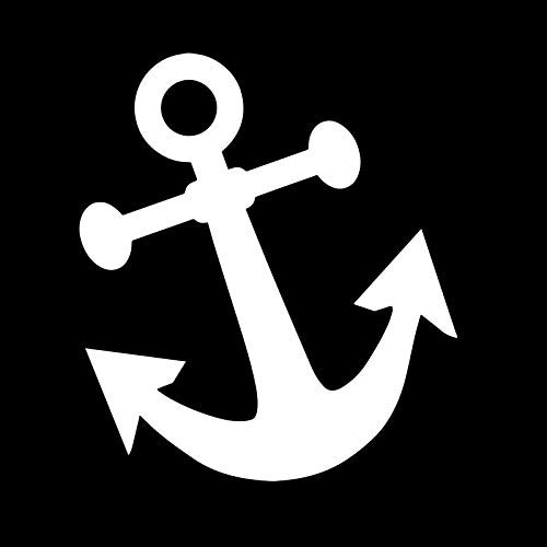 Anchor NOK Decal Vinyl Sticker |Cars Trucks Walls Laptop|White|5.5 x 4.5 in|NOK557