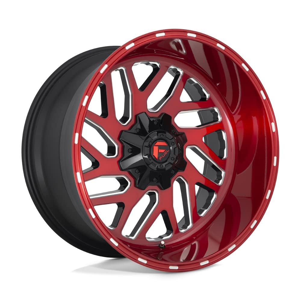 Fuel 1PC D691 20X10 8X6.5 BRSH-RED-MIL -18MM - D69120008247