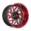 Fuel 1PC D691 20X10 8X6.5 BRSH-RED-MIL -18MM - D69120008247 view 1