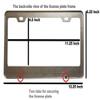 Bull Terrier Dog Cat Puppy Pink US Canada License Plate Frame Tag Border view 4