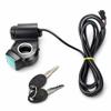 Portable Throttle Voltmeter, Electric Bike Voltmeter Digital Voltage Display Lock, for 12-99V Scooter Tricycle, E Bike view 4