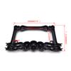HongK- Black Metal Skull Motorcycle License Plate Tag Frame Holder Compatible With H-D view 2