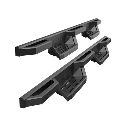 APS Stainless Steel 6.5in Nerf Bars Pocket Steps Square Tube Rocker Guards Compatible with Ford F150 SuperCrew Cab 09-14