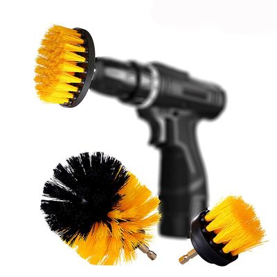 CarCarez All Purpose Drill Brush Attachment Set of 3 - Power Scrubbing Drill Attachment