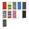 M-Wave Tubular Bandana Face Mask Purple Squares Design view 2