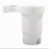 Camco Large Clamp Mounted Cup Holder-Provides a Secure Location for Your Beverage-Mountable for Up to 2-Inch Rail-White (53083) view 1
