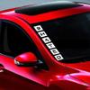 Noizy Graphics 20" Hated #3 Side Windshield Banner Car Sticker Truck Vinyl Decal Locally JDM KDM American Muscle Color: Blue view 1