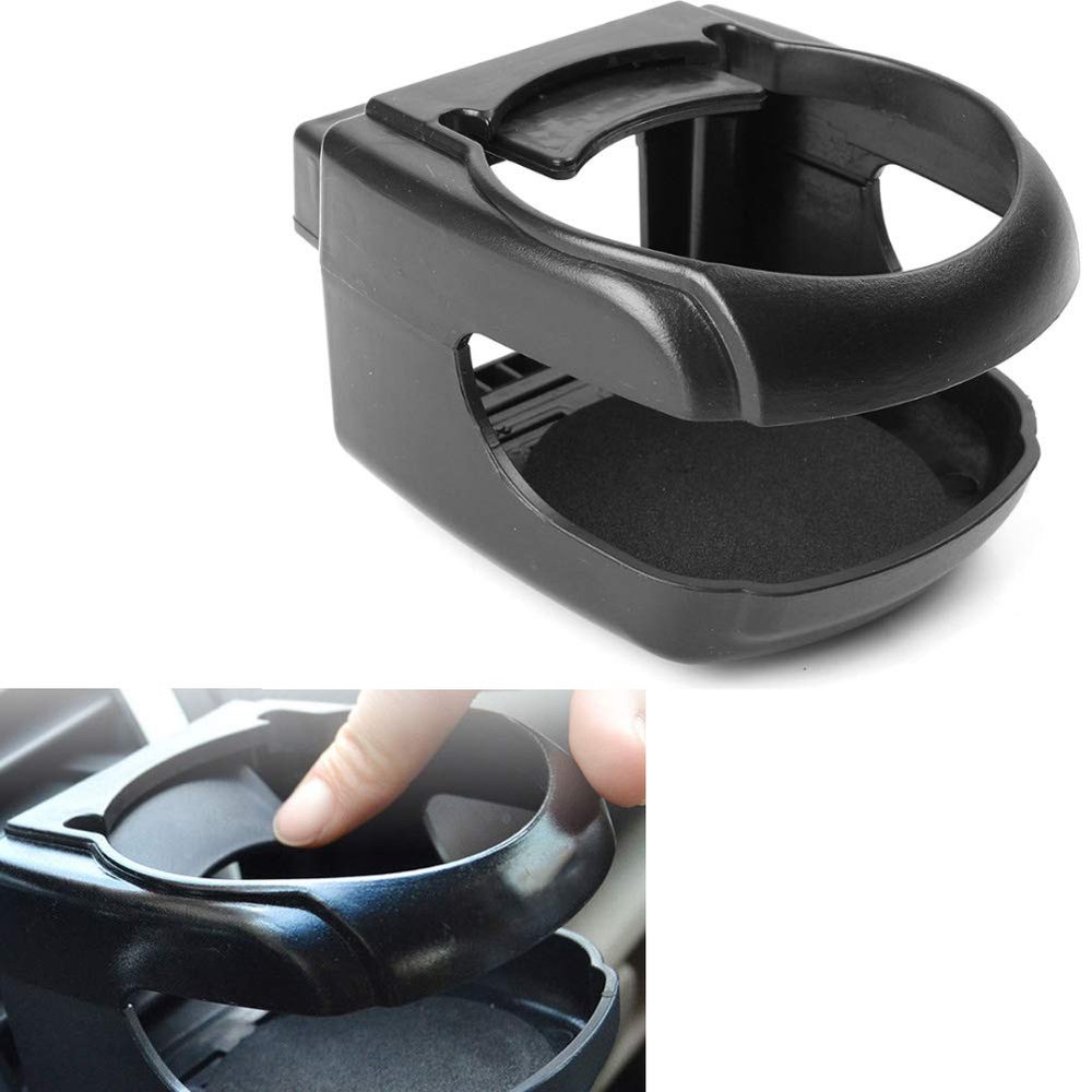 GZYF Black Clip-on Car Cup Holder Automobile Drinks Holder Water Coffee Bottle Can