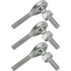 Steel 3/16 Inch RH Male Heim Joint Rod Ends with Stud 3 Pack view 1
