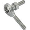 Steel 3/16 Inch RH Male Heim Joint Rod Ends with Stud 3 Pack view 3