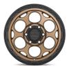 KMC Wheels KM54178568600 Dirty Harry KM541 17X8.5 6X5.5 M-BRZ BLK LP 00MM view 2