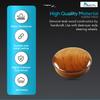 MARINE CITY Genuine Teak Center Cap Wood Durable Strong Centre Cap for Marine Steering Wheels Marine Boats yacht Hardware Accessories (2-3/4 inches) view 3