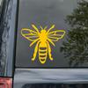 Minglewood Trading Sky Blue - Bee Vinyl Decal - Honey Hive Honeybee Bumblebee Wasp Hornet Flying - Die Cut Sticker - 10w x 7h inches view 3