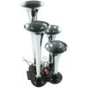 New Chrome 4 Trumpet Train Horn for Trucks Cars with 12 Volt Solenoid Valve Zinc view 4