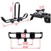 HTTMT- KAYAK-K06-3 in 1 Universal Kayak Carrier Car SUV Roof Rack J-Shape Fodable Racks Compatible With Canoe SUP Kayaks view 4
