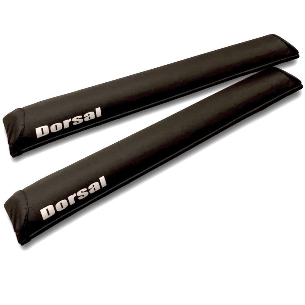DORSAL Sunguard Aero Roof Rack Pads Car Crossbar Surfboard Kayak SUP Snowboard Racks 34" Long [Pair]