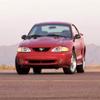 1996-1998 Mustang SVT Cobra Unpainted Hood Scoop Bezels and Black Inserts view 4