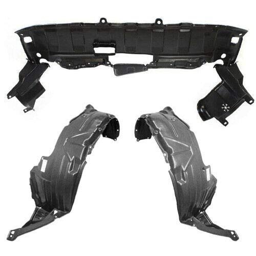 Parts N Go 2005-2006 CRV Fender Liner Pair with Undercover Splash Guard - 74111S9A010, 74100S9A000