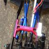Element Enduro Sendero Trail Truck Upgrade Parts Aluminum Rear Chassis Brace - 1Pc Set Orange view 2