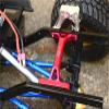 Element Enduro Sendero Trail Truck Upgrade Parts Aluminum Rear Chassis Brace - 1Pc Set Orange view 4