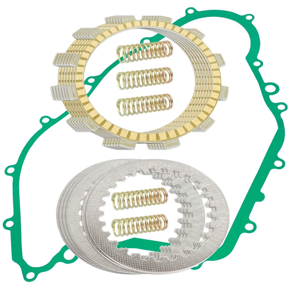 Caltric Clutch Friction Plates and Gasket Kit Compatible with Yamaha Wolverine 350 Yfm350Fx 1995-2005