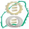 Caltric Clutch Friction Plates and Gasket Kit Compatible with Yamaha Wolverine 350 Yfm350Fx 1995-2005 view 1