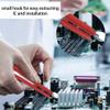 Utoolmart IC Puller Chip Extractor Stainless Steel Antistatic Clip Pliers with Insulated Vinyl Grip 8 Pcs view 4