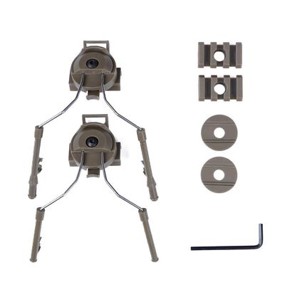 Tactical Helmet Earphone Bracket ARC Rail Adapter, Rail Suspension Bracket Helmet Accessories.