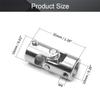 Fielect 2pcs 10mm to 10mm Inner Dia Rotatable Universal Steering Shaft U Joint Coupler L35 x D16 view 2