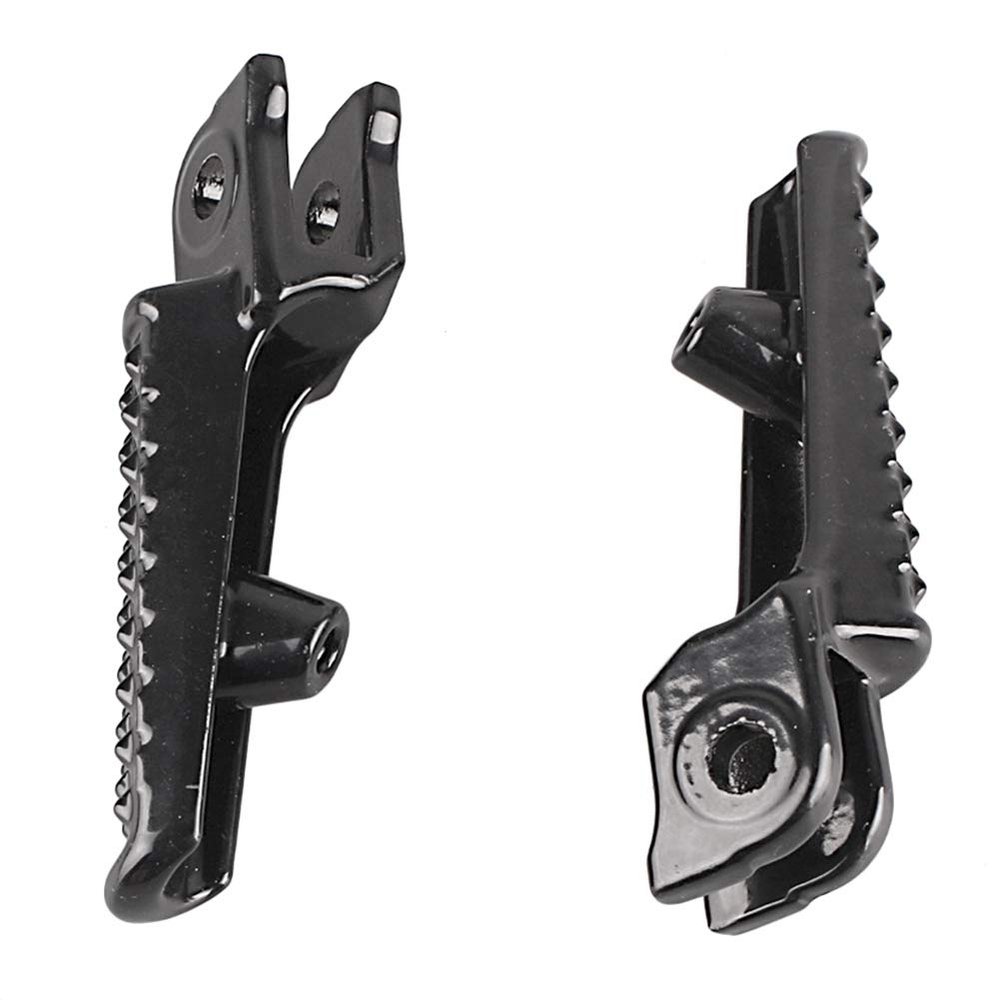 Mallofusa Aluminum Motorcycle Front Foot Pegs Footrests Compatible for Honda CBR600RR 2003 2004 2005 2006 2007 2008 2009 2010 2011 2012 2013 2014 Black