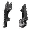 Mallofusa Aluminum Motorcycle Front Foot Pegs Footrests Compatible for Honda CBR600RR 2003 2004 2005 2006 2007 2008 2009 2010 2011 2012 2013 2014 Black view 1