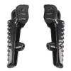 Mallofusa Aluminum Motorcycle Front Foot Pegs Footrests Compatible for Honda CBR600RR 2003 2004 2005 2006 2007 2008 2009 2010 2011 2012 2013 2014 Black view 2