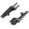 Mallofusa Aluminum Motorcycle Front Foot Pegs Footrests Compatible for Honda CBR600RR 2003 2004 2005 2006 2007 2008 2009 2010 2011 2012 2013 2014 Black view 3