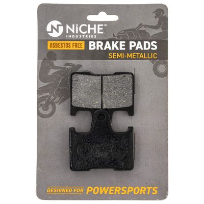 NICHE Brake Pad Set for Yamaha RX1 RS Vector ER LTX Venture Rear (Semi-Metallic) 8FA-W0046-01-00