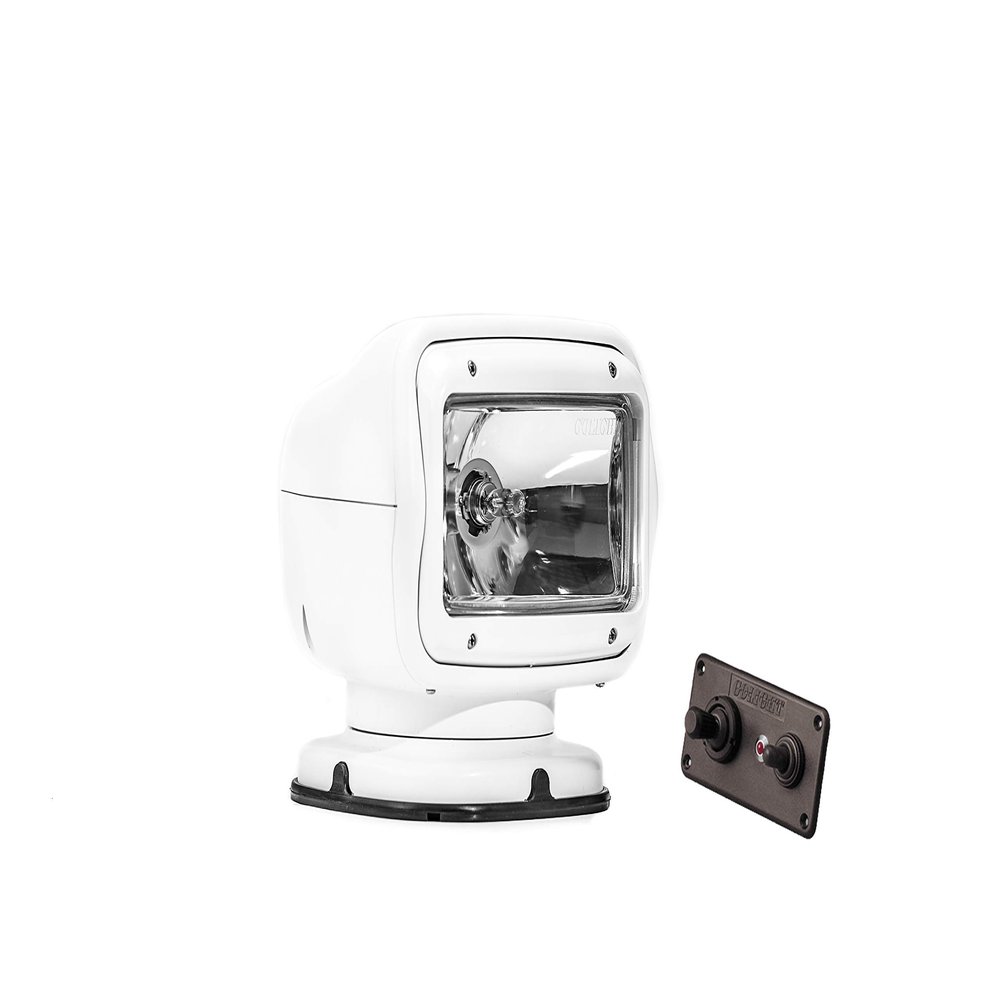Golight | 2020GT Halogen Light Technology Permanent Mount and Hardwired Dash Mount Remote Control Great for RVs, Truck and More. - White