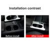 YIWANG ABS Chrome Interior Control Cup Holder Cover Trim for Benz A/GLA/CLA Class C117 W117 W176 X156 2012-2018 Left Hand Drive Auto Accessories view 2