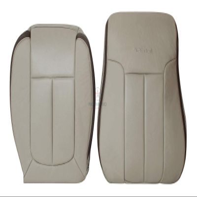 Richmond Auto Upholstery - Driver Side Complete Compatible with 2009-2010 Ford F-150 Platinum Edition, Replacement Synthetic Leather Seat Cover, Gray
