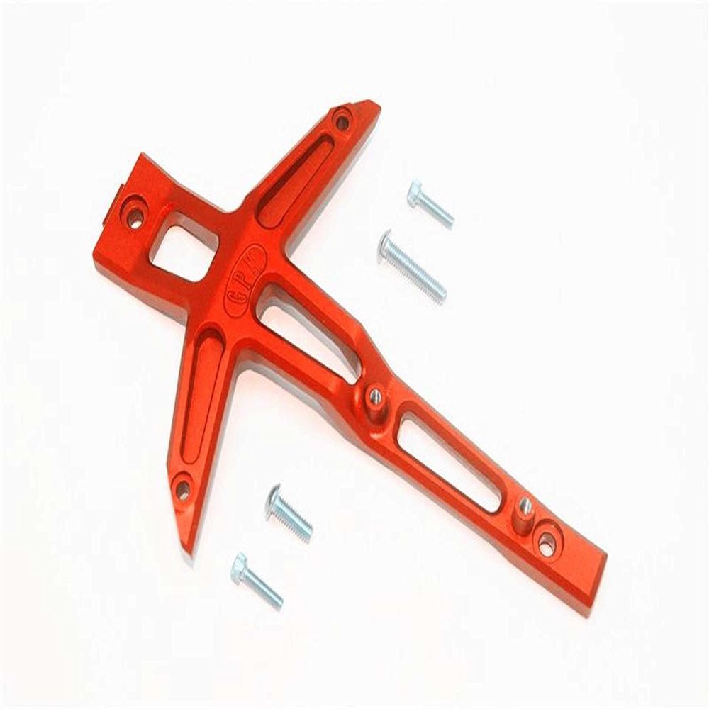 Aluminum Front Chassis Brace For Traxxas 1:10 4WD MAXX 89076-4 / 4WD MAXX with WideMAXX 89086-4/1:8 4WD Maxx Slash 6S 102076-4 Upgrades - Orange