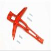 Aluminum Front Chassis Brace For Traxxas 1:10 4WD MAXX 89076-4 / 4WD MAXX with WideMAXX 89086-4/1:8 4WD Maxx Slash 6S 102076-4 Upgrades - Orange view 1