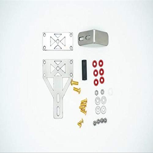 R/C Scale Accessories : Stainless Steel Spare Tire Support Mount For 1:10 Crawlers - 1 Set