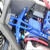 Aluminum Front Chassis Brace For Traxxas 1:10 4WD MAXX 89076-4 / 4WD MAXX with WideMAXX 89086-4/1:8 4WD Maxx Slash 6S 102076-4 Upgrades - Gray Silver view 2