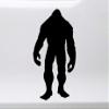 Minglewood Trading Silver - Bigfoot Vinyl Decal - Creature PNW - Die Cut Sticker - 13w x 22h inches view 1
