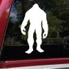 Minglewood Trading Silver - Bigfoot Vinyl Decal - Creature PNW - Die Cut Sticker - 13w x 22h inches view 2