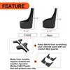 ECOTRIC Mud Flaps Splash Guards Compatible with 14-19 Sierra 15-19 Sierra view 2